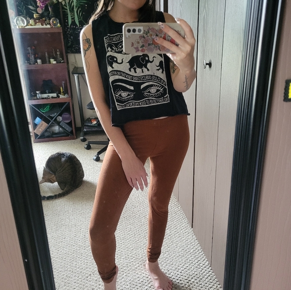 🤎S Forever 21 Suade Leggings🤎 - Picture 5 of 7